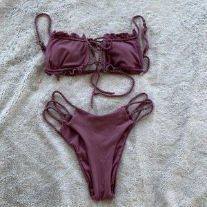 Size M SHEIN purple bikini